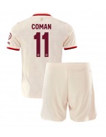 Bayern Munich Kingsley Coman #11 Tredjedraktsett Barn 2024-25 Korte ermer (+ bukser)